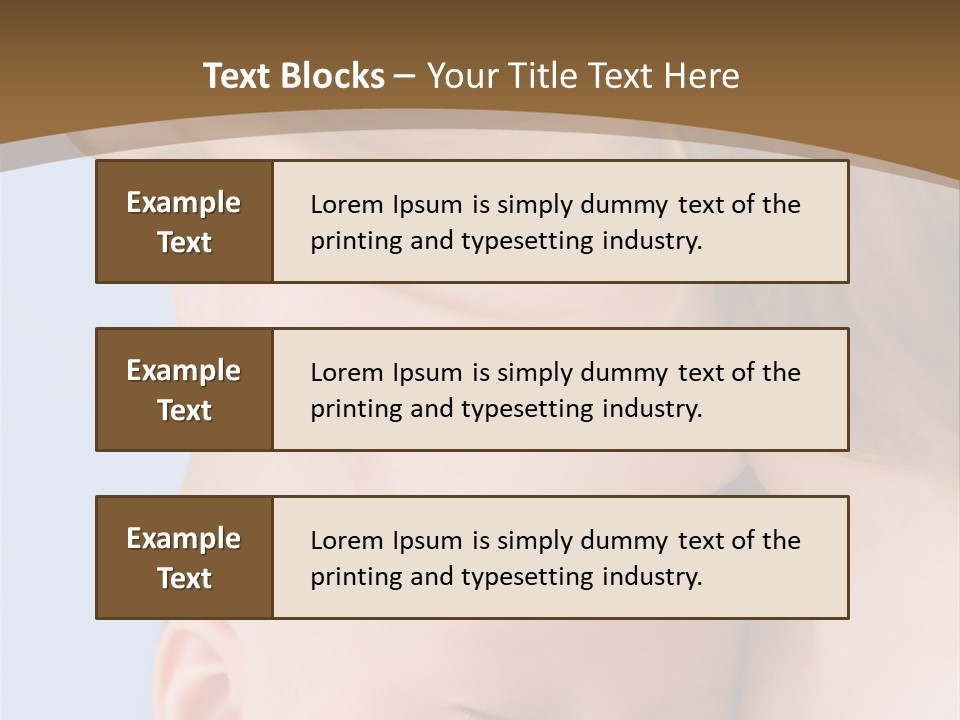 Mother And Baby PowerPoint Template