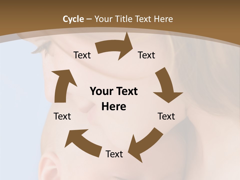 Mother And Baby PowerPoint Template