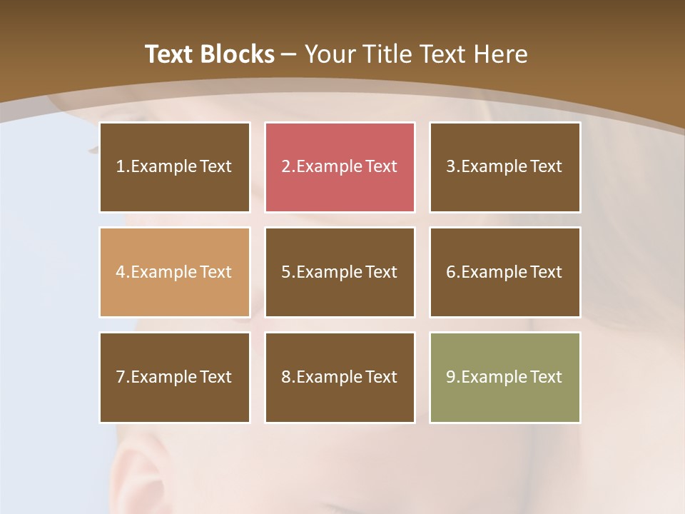 Mother And Baby PowerPoint Template