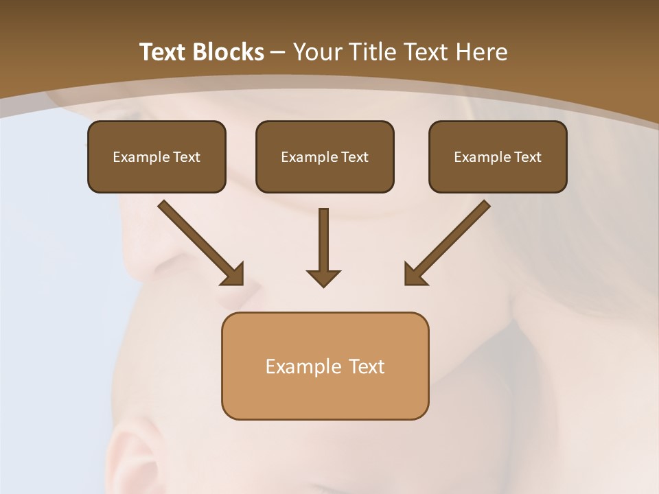 Mother And Baby PowerPoint Template