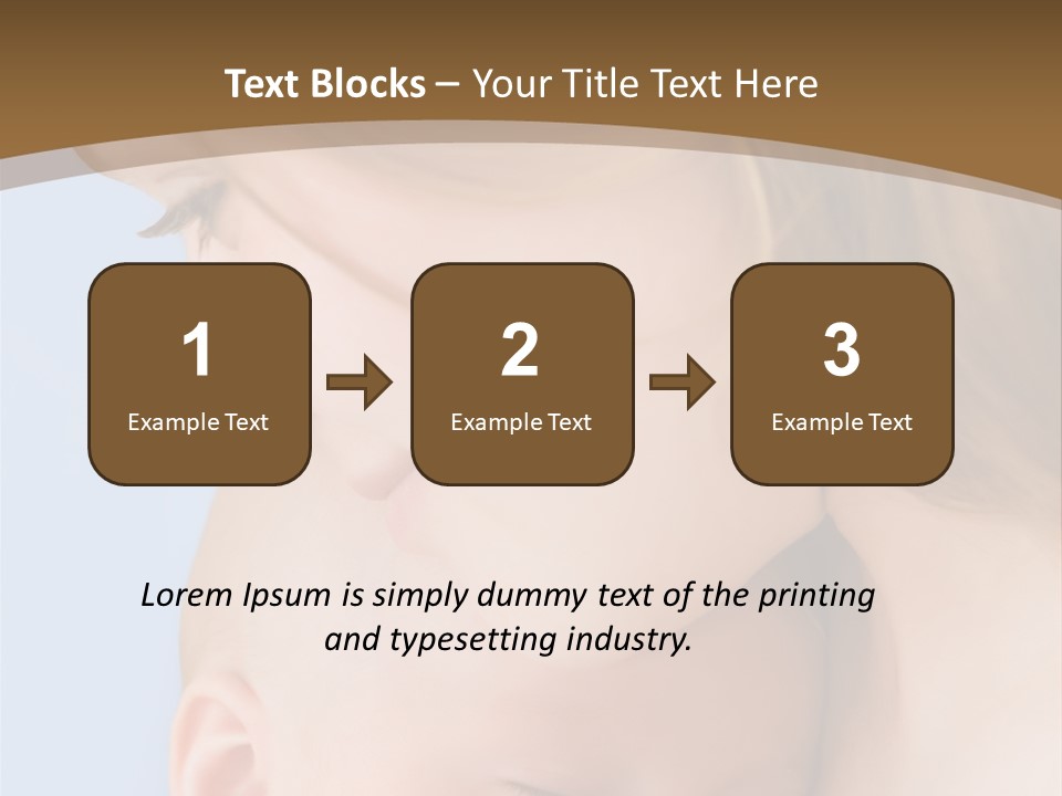 Mother And Baby PowerPoint Template