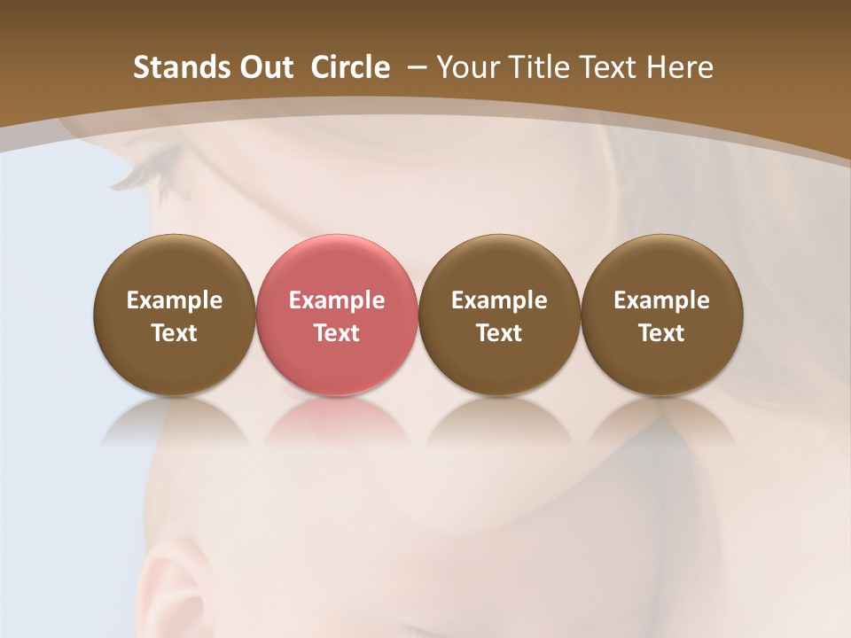 Mother And Baby PowerPoint Template