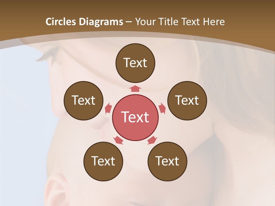 Mother And Baby PowerPoint Template