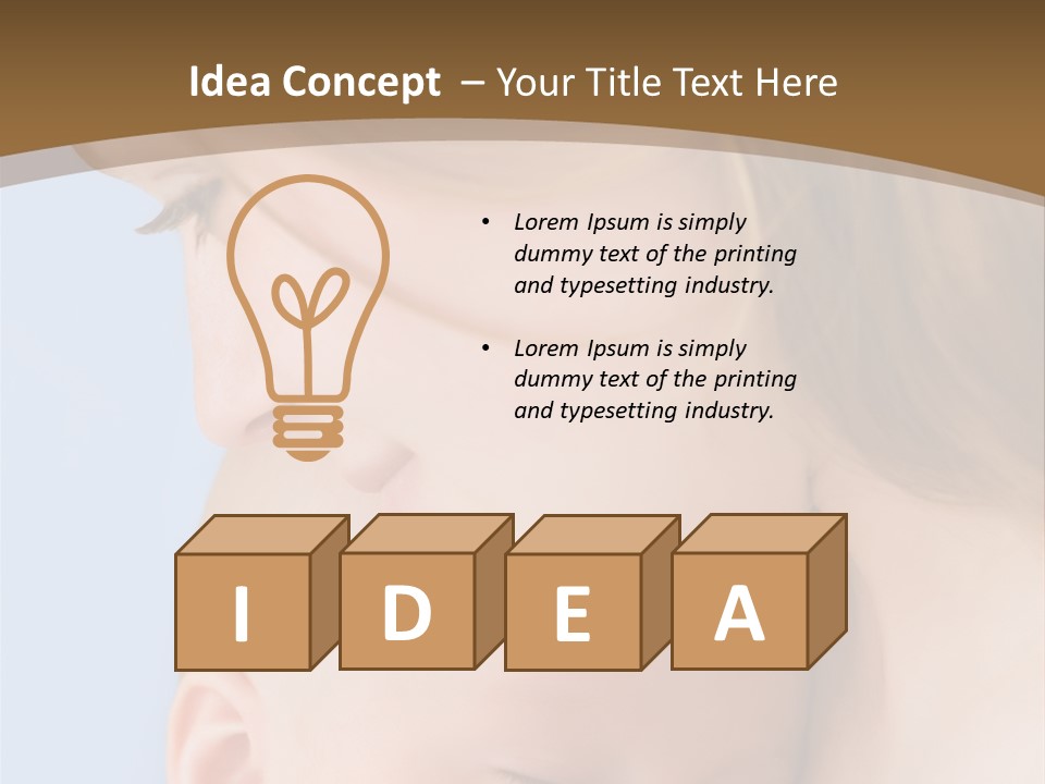 Mother And Baby PowerPoint Template