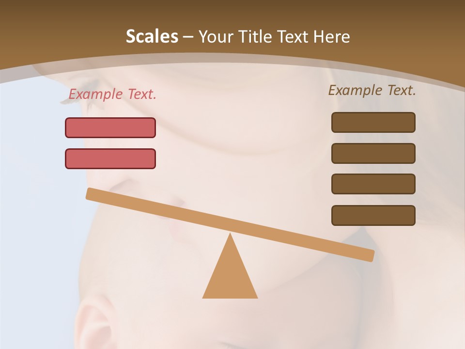 Mother And Baby PowerPoint Template