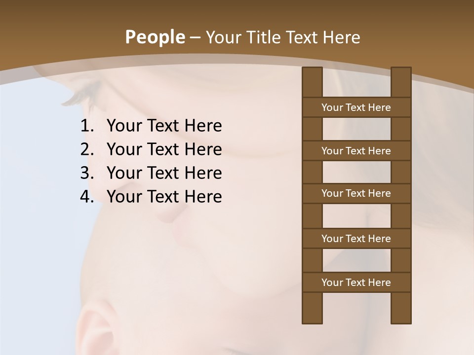 Mother And Baby PowerPoint Template