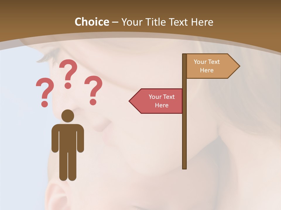 Mother And Baby PowerPoint Template