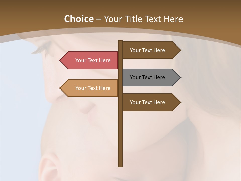 Mother And Baby PowerPoint Template