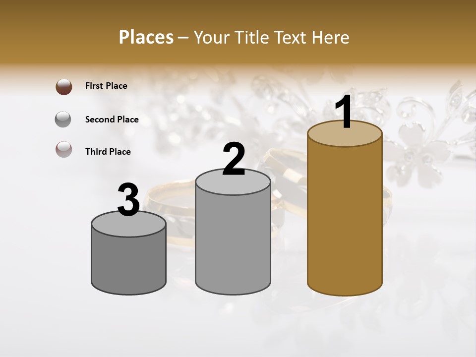 Wedding Rings Clipart PowerPoint Template