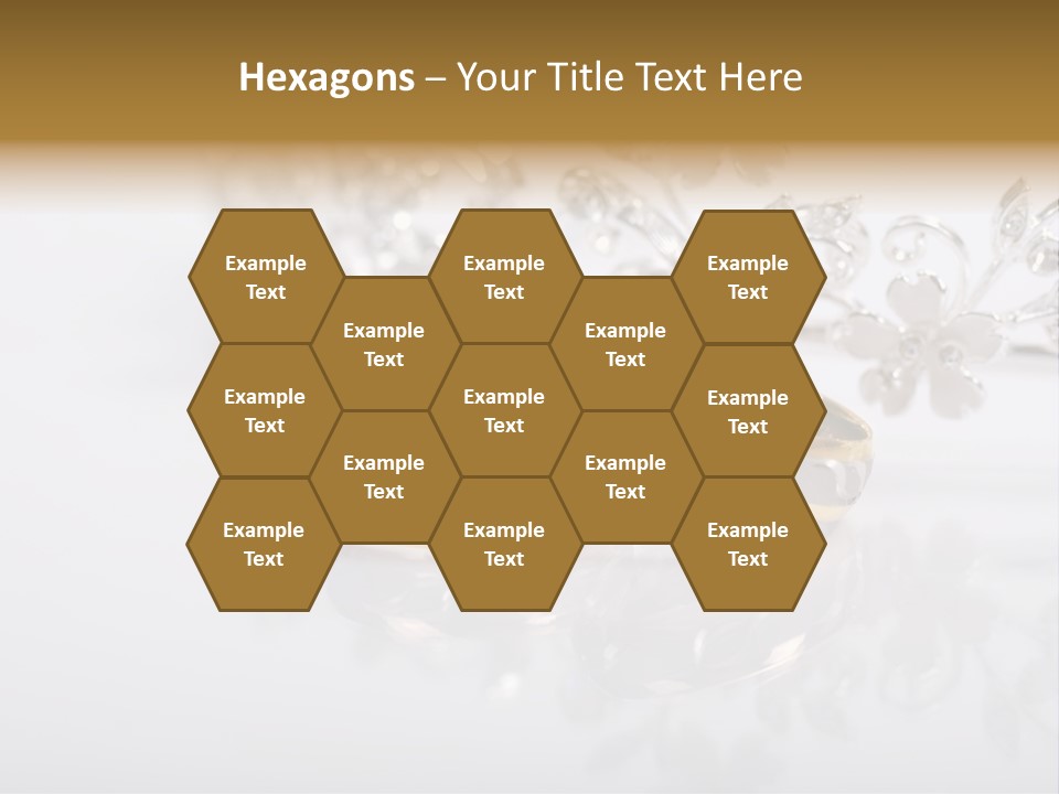 Wedding Rings Clipart PowerPoint Template