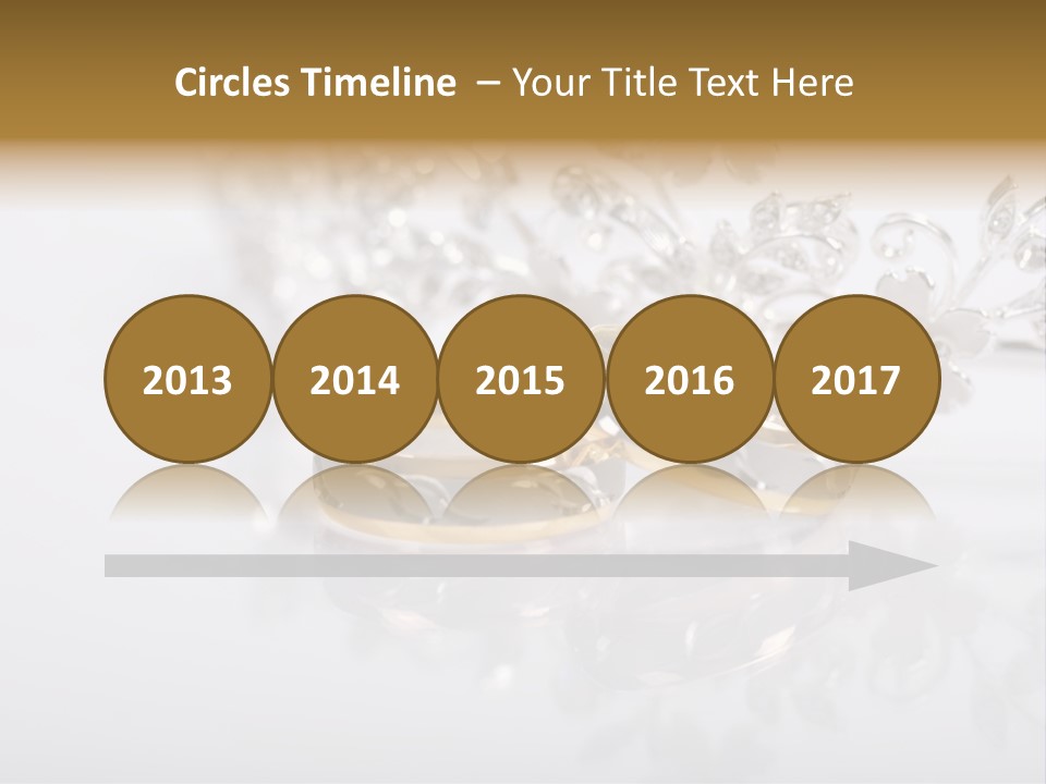 Wedding Rings Clipart PowerPoint Template