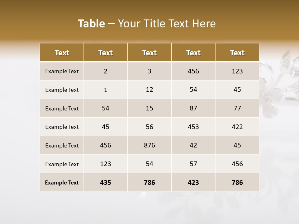 Wedding Rings Clipart PowerPoint Template