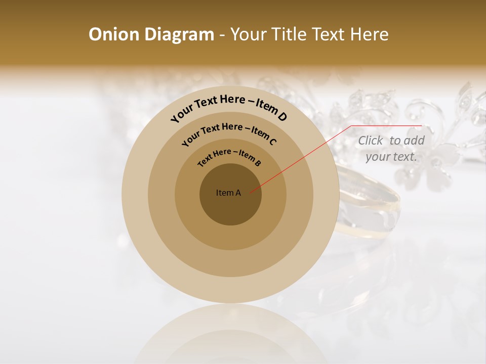 Wedding Rings Clipart PowerPoint Template