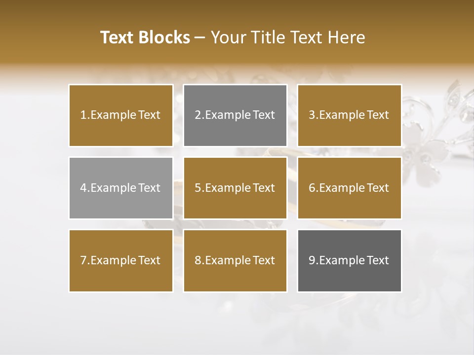 Wedding Rings Clipart PowerPoint Template