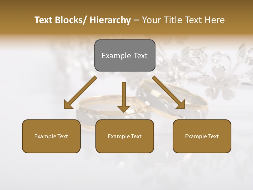 Wedding Rings Clipart PowerPoint Template