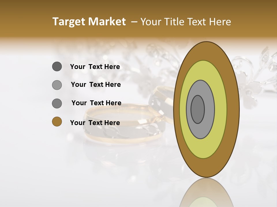 Wedding Rings Clipart PowerPoint Template