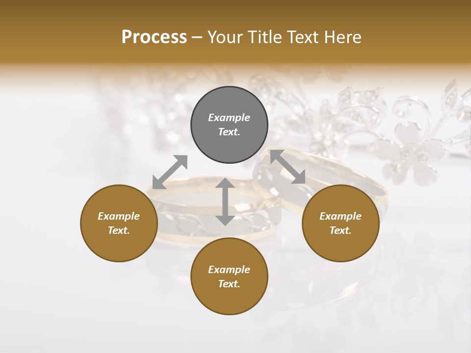 Wedding Rings Clipart PowerPoint Template