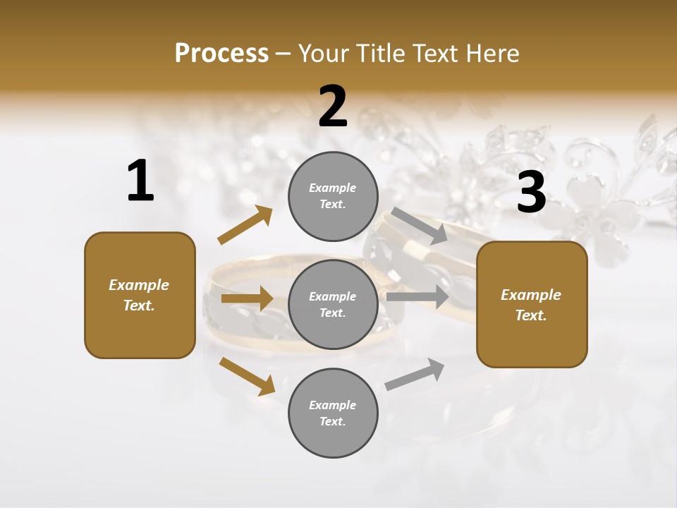 Wedding Rings Clipart PowerPoint Template