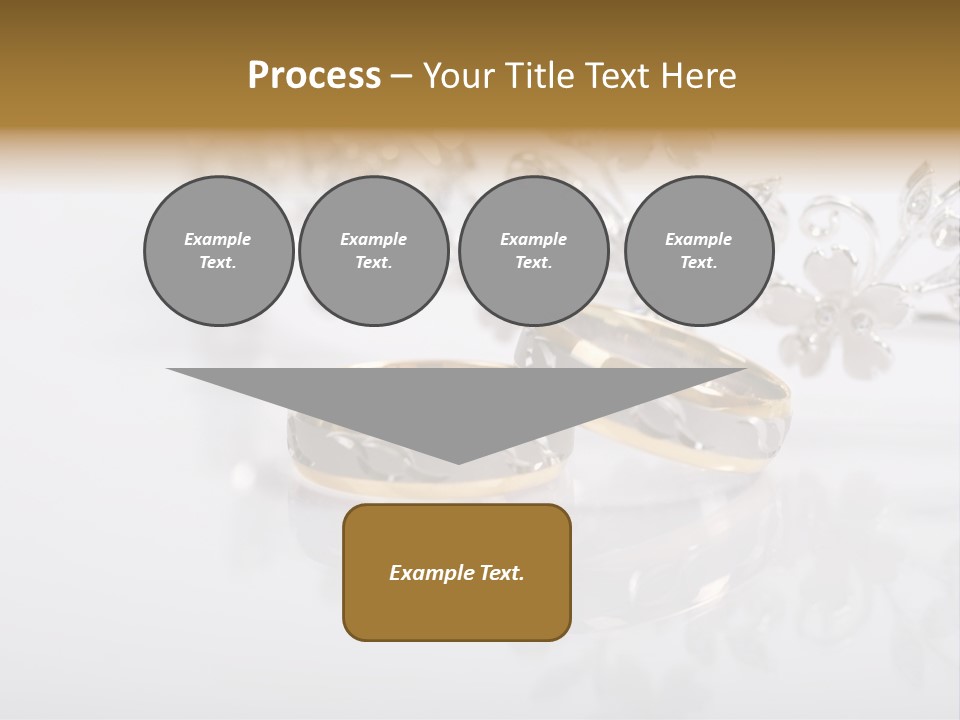 Wedding Rings Clipart PowerPoint Template