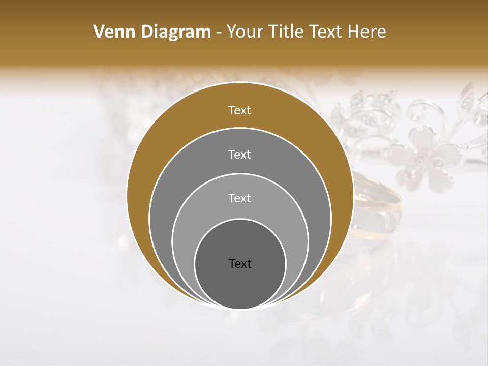 Wedding Rings Clipart PowerPoint Template