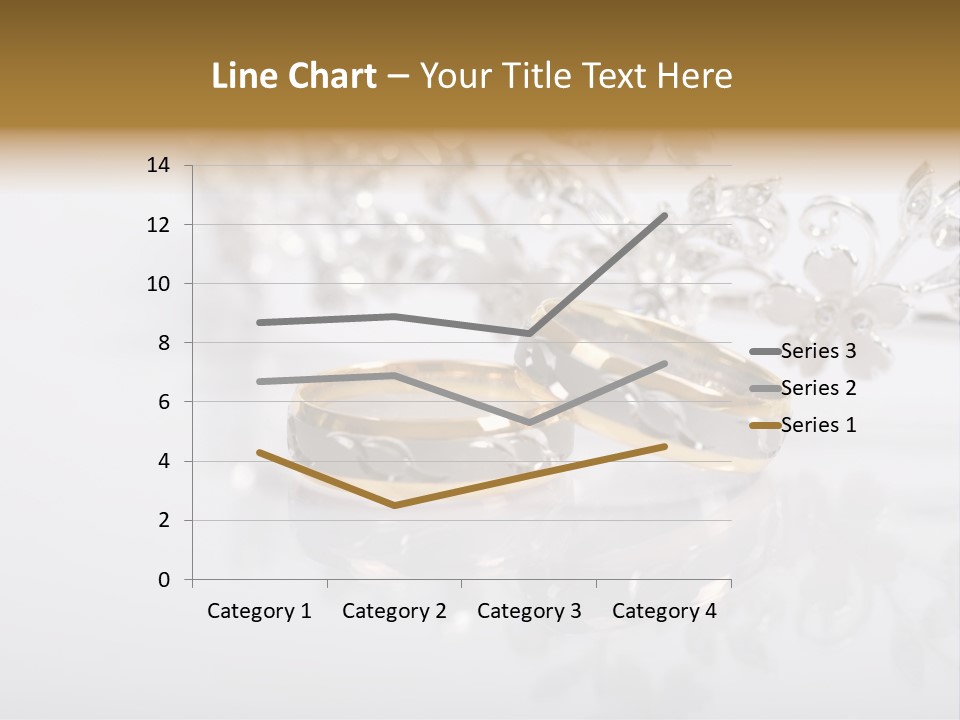 Wedding Rings Clipart PowerPoint Template