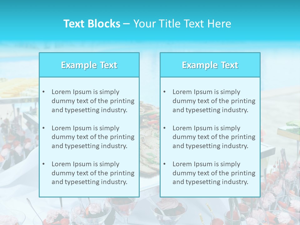 Outdoor Buffet PowerPoint Template