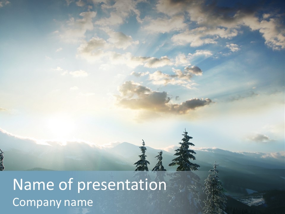 Winter Ipad PowerPoint Template