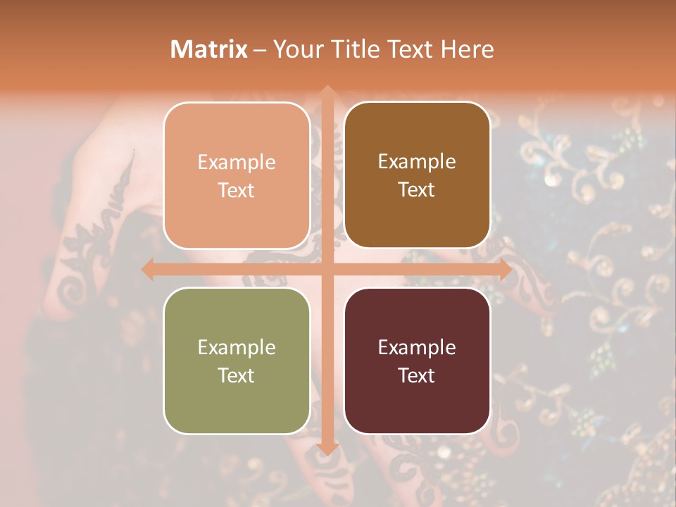 Hand Palm Henna PowerPoint Template