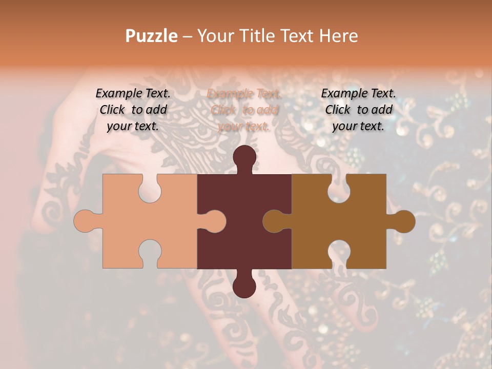 Hand Palm Henna PowerPoint Template