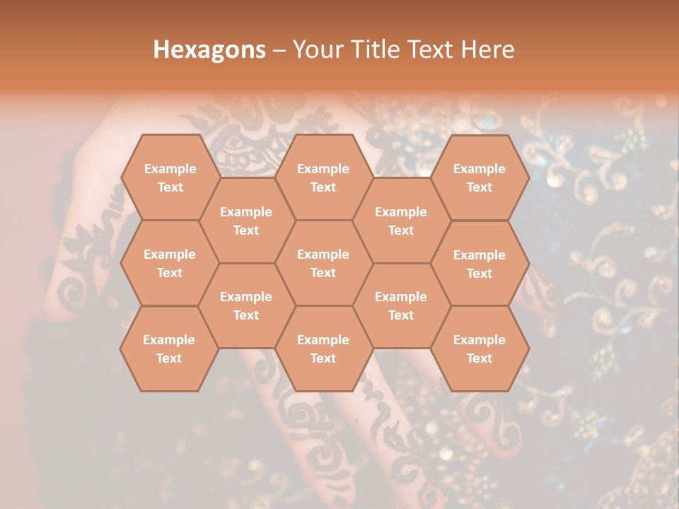 Hand Palm Henna PowerPoint Template