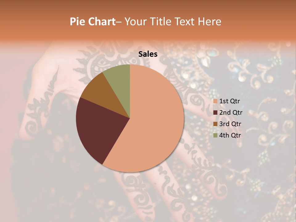 Hand Palm Henna PowerPoint Template