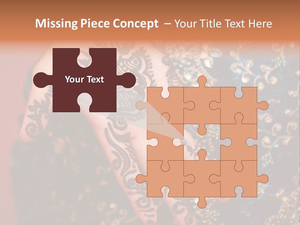 Hand Palm Henna PowerPoint Template