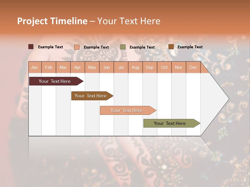 Hand Palm Henna PowerPoint Template