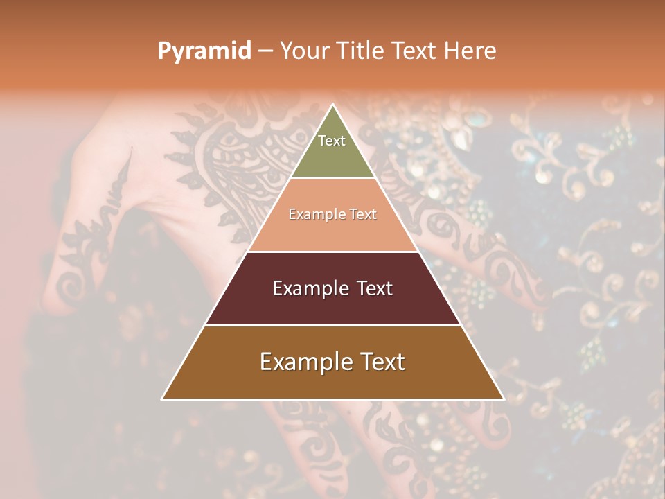 Hand Palm Henna PowerPoint Template