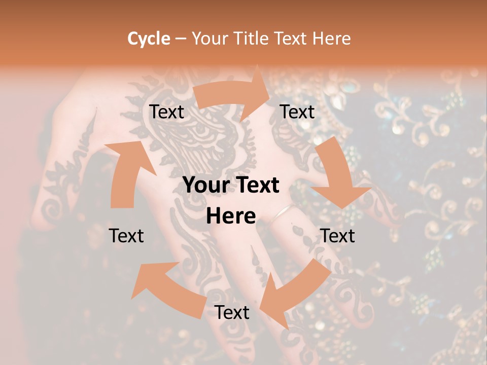 Hand Palm Henna PowerPoint Template