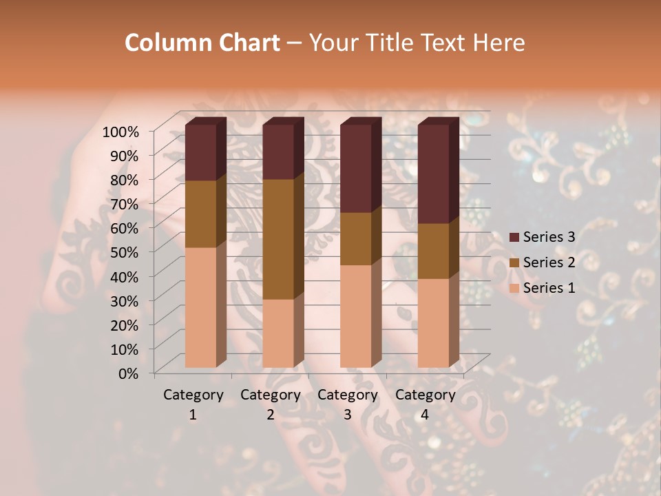 Hand Palm Henna PowerPoint Template