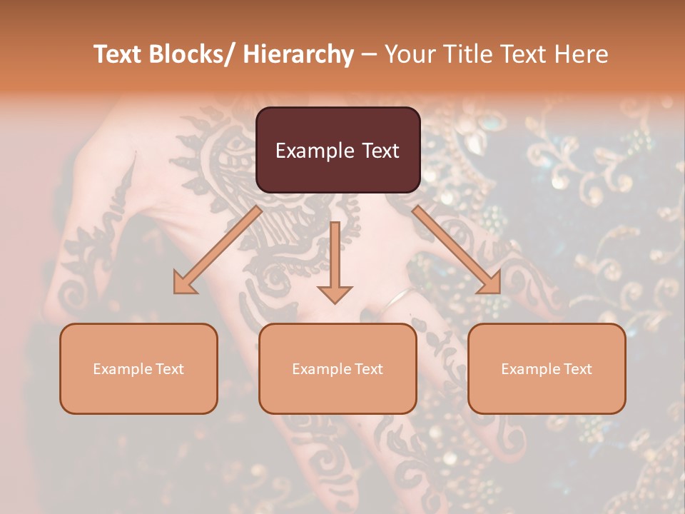 Hand Palm Henna PowerPoint Template