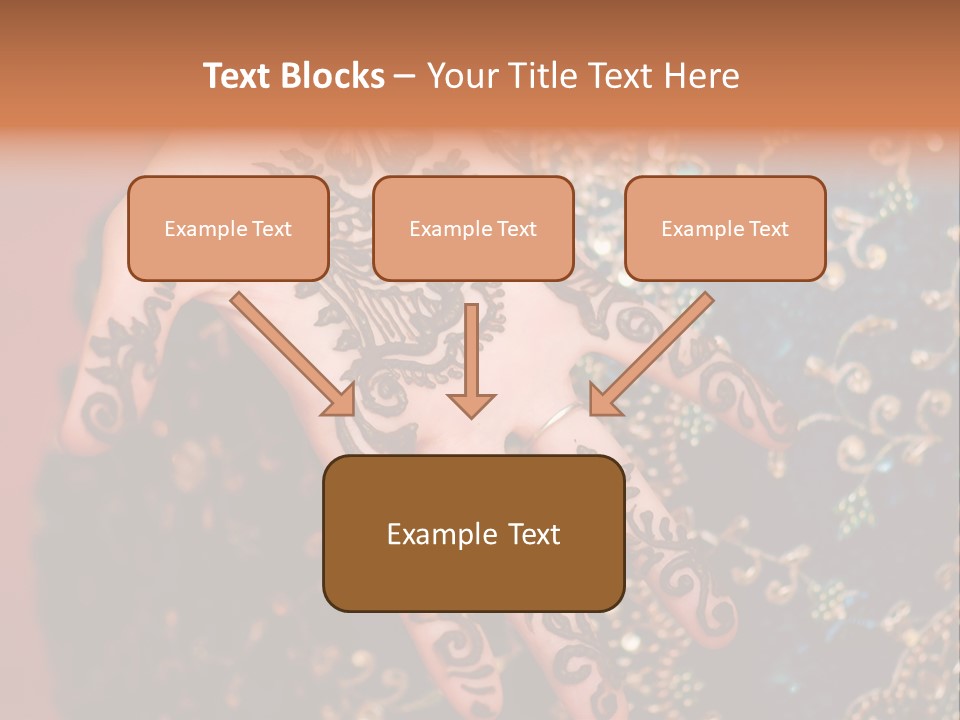 Hand Palm Henna PowerPoint Template