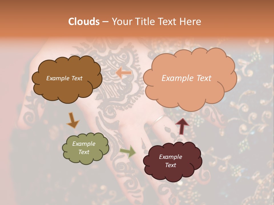 Hand Palm Henna PowerPoint Template