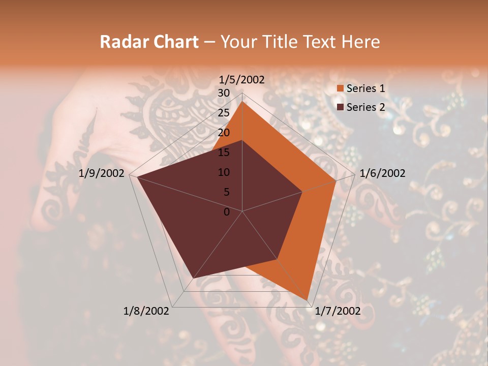 Hand Palm Henna PowerPoint Template