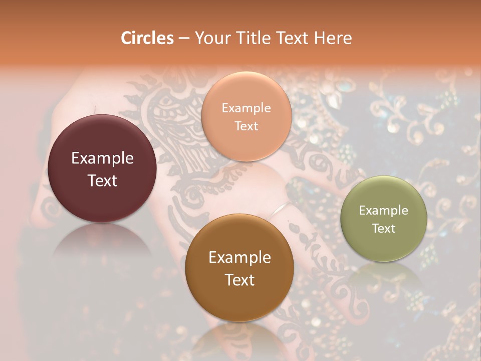 Hand Palm Henna PowerPoint Template