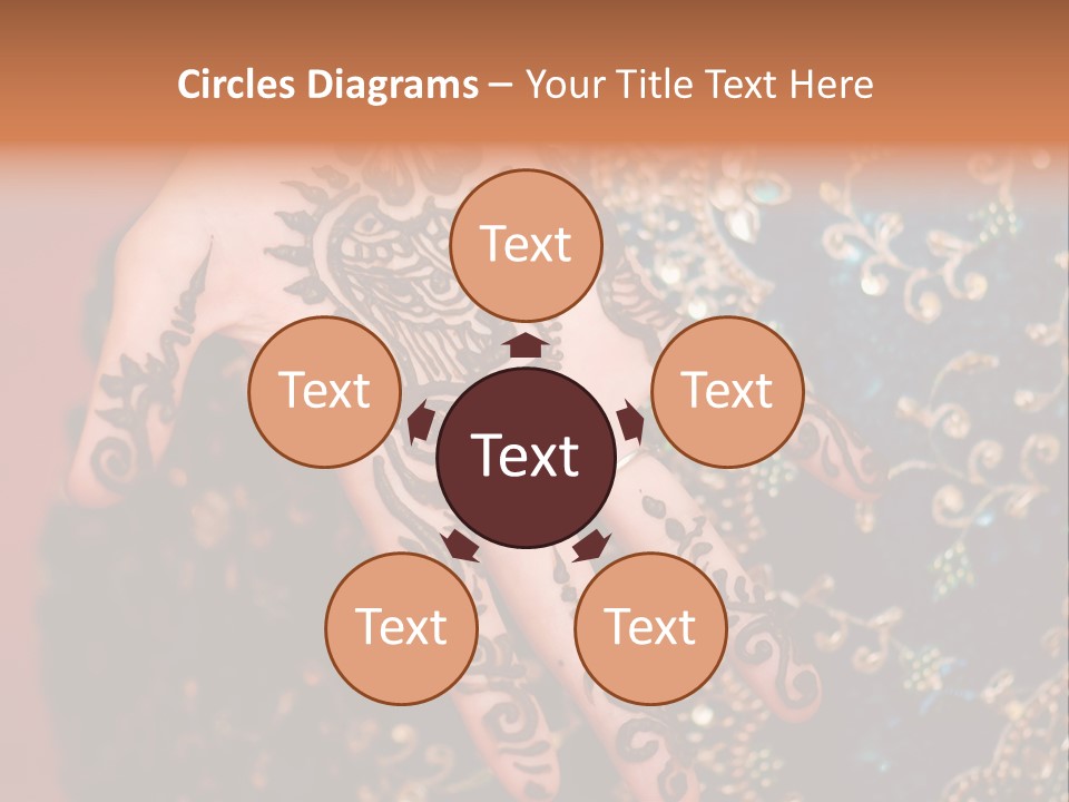 Hand Palm Henna PowerPoint Template