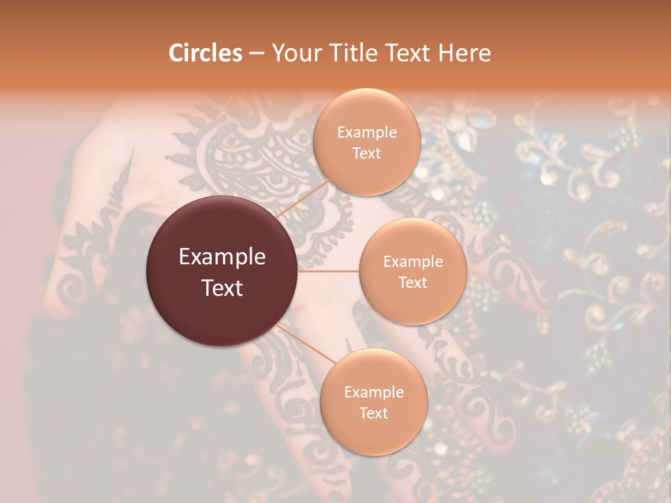 Hand Palm Henna PowerPoint Template