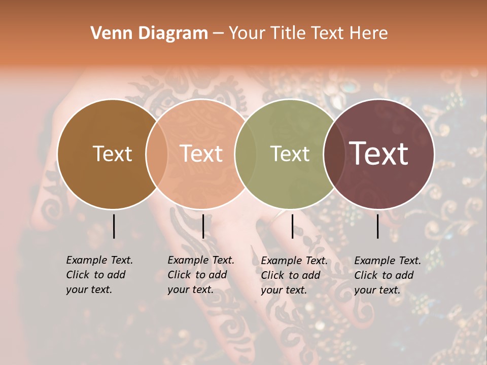 Hand Palm Henna PowerPoint Template