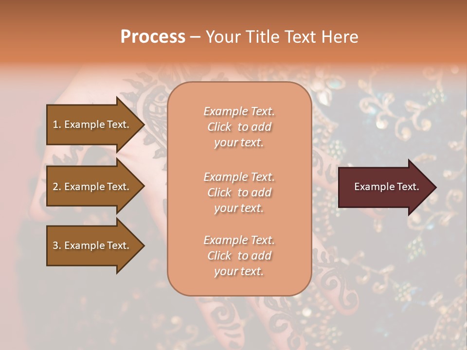 Hand Palm Henna PowerPoint Template