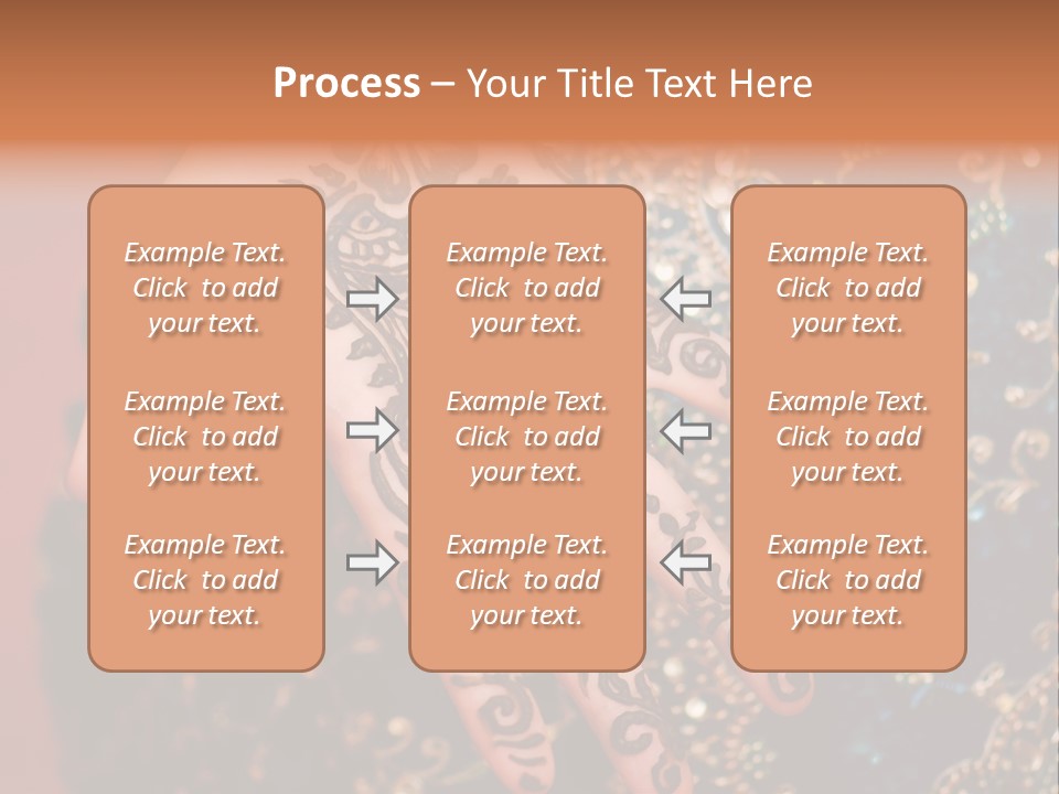 Hand Palm Henna PowerPoint Template