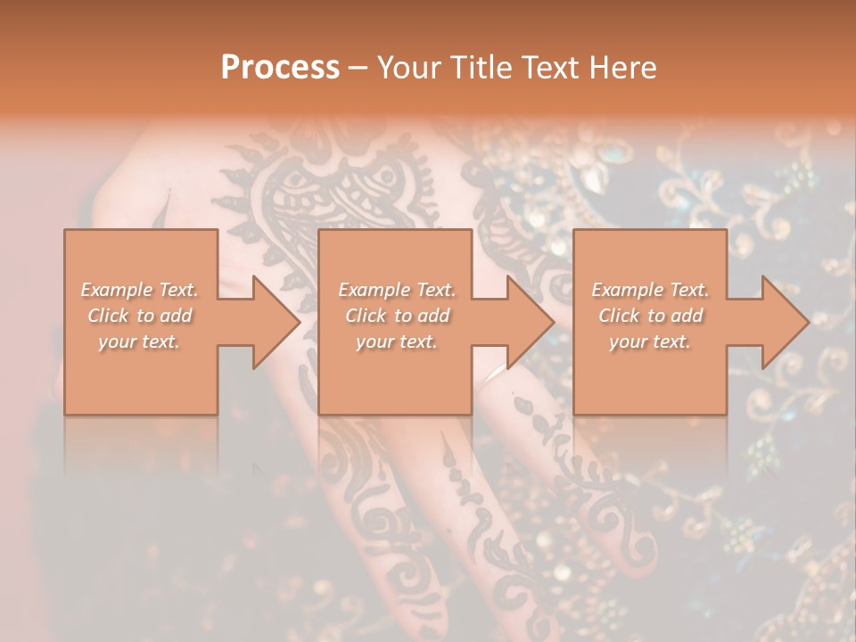 Hand Palm Henna PowerPoint Template