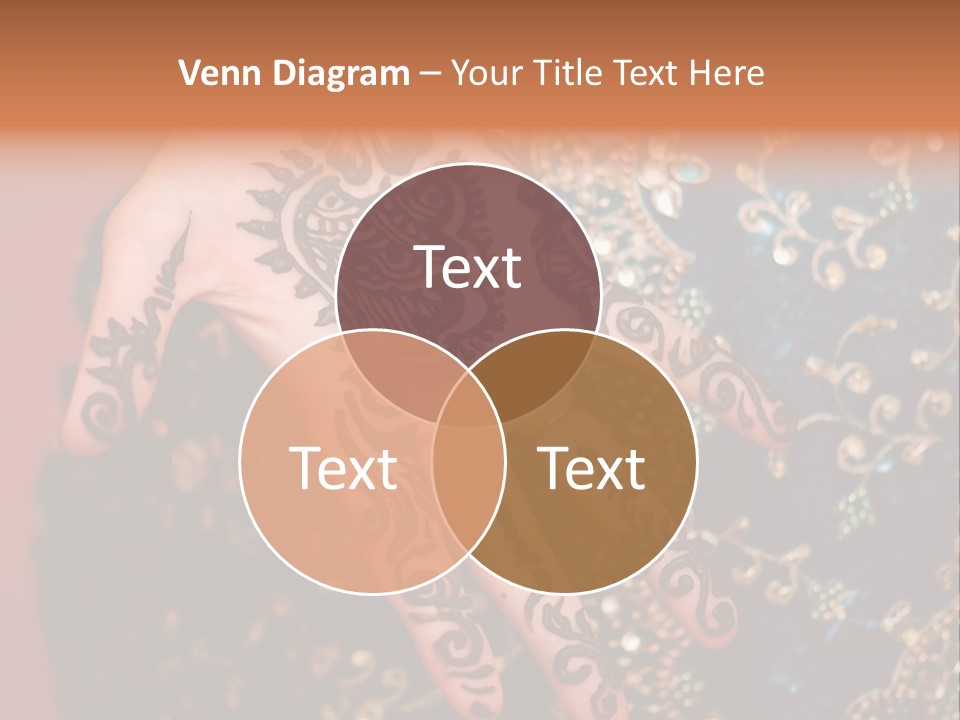 Hand Palm Henna PowerPoint Template