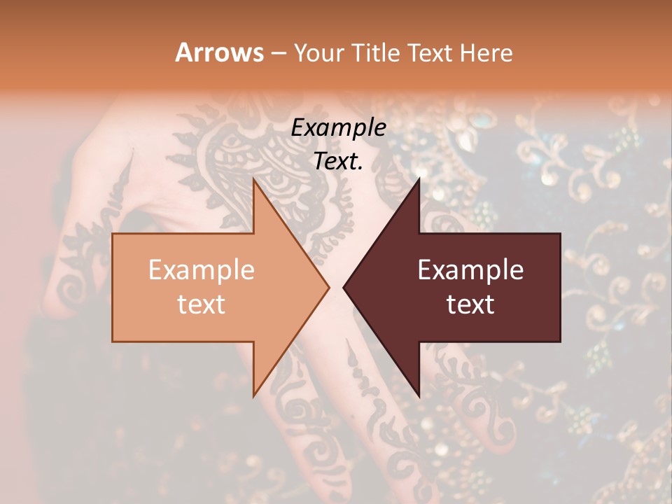 Hand Palm Henna PowerPoint Template