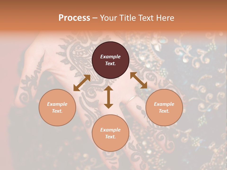 Hand Palm Henna PowerPoint Template